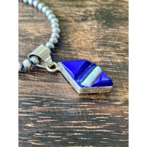 Steve Francisco Bezel-Set Multi-Stone and Sterling <b>Silver</b> Pendant - Product Image 2