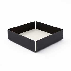 Elegant PU Leather Decorative Tray with Velvet Base Modern-Style Engraving & Plating for Home Office & Restaurant Use - Product Image 3