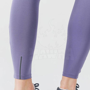 Pantalon de sport pour femme, taille haute, imprimé par sublimation personnalisée, sans couture, en spandex/nylon, vente directe d'usine - Product Image 6