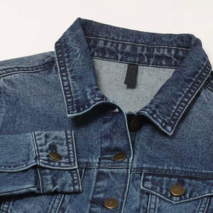 Veste en jean pour femme, best-seller 2026, logo personnalisé imprimé, style élégant, manches longues, poche, style automne, rembourrage en coton, taille XL, service OEM - Product Image 6