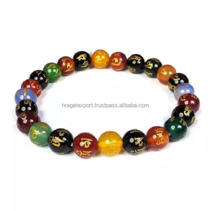 Bán Buôn Nhà Cung Cấp Tự Nhiên Agate Stones Bảy Chakra Hạt 8Mm Tinh Thể Bán Buôn Tự Nhiên Đá Vòng Đeo Tay Cho Nam Giới Và Phụ Nữ - Product Image 5