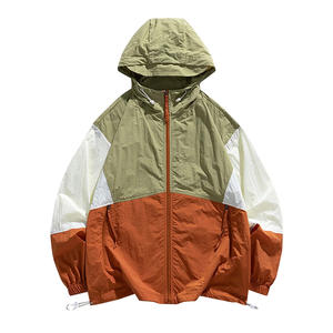 Chaqueta Cortavientos Unisex de Nailon 2026, Personalizable, Ligera, Transpirable, Tallas Grandes, Cierre de Cremallera, Impermeable, Puños Elásticos, Color - Product Image 2