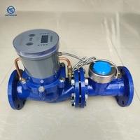 Medidor de Agua Digital Prepago Residencial con Tarjeta IC, Construcción de Acero Inoxidable y Plástico, Diseño Compacto, Fácil Lectura