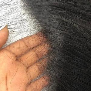 วิกผมแท้แบบอินเดียสำหรับผู้หญิงวิกผมแท้แบบสั้นหยิกบ๊อบแบบ HD ไม่ใช้กาว - Product Image 3