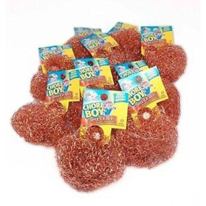 Almohadillas de fregado de cobre genuinas Chore Boy con alta absorción de agua y resistencia a los rayos UV listas para enviar a EE. UU. - Product Image 3
