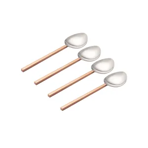 Hot Sale New <b>Kitchen</b> <b>Accessories</b> Utensils Cooking <b>Set</b> Stainless Steel Big Serving Soup Spoons With Long Slim Gold Handle - Product Image 1