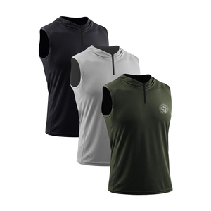 Camiseta sin Mangas de Fibra de Bambú y Algodón con Estampado Digital 3D de QST International para Hombre, Transpirable, de Secado Rápido, con Estampado Personalizado - Product Image 2