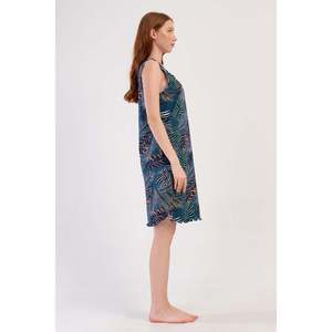 KADIN P.SUPREM XXL GENIS ASKILI BIBILALI ETEGI OVAL TUNIK - สีน้ำมัน - สีน้ำมัน - Product Image 2