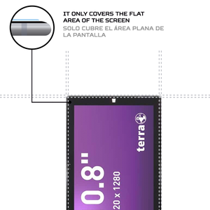 ฟิล์มกันรอยหน้าจอ ANTISHOCK สำหรับแท็บเล็ตเทอร์ร่าแพด 1062 W10 - Product Image 4