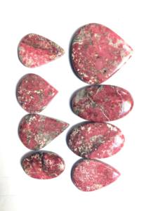 Top Quality! Natural Thulite Cabochon Top Grade Pink Thulite Gemstone Semi-Precious Thulite Loose Stone for Jewelry Stone - Product Image 4