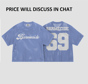 Nuevo diseño de camiseta de fútbol americano, camiseta de fútbol de tela de malla transpirable con mangas cortas, camisetas de fútbol por sublimación - Product Image 5