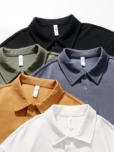 Directo de fábrica, camisetas polo al por mayor para hombres, camisetas polo bordadas personalizadas, uniformes de trabajo informales de manga corta - Product Image 2