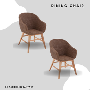 Modern Design Rattan Furniture <b>Dining</b> Chair for Hotel Restaurant Rattan <b>Armchair</b> Wholesale Price direct factory - Product Image 6