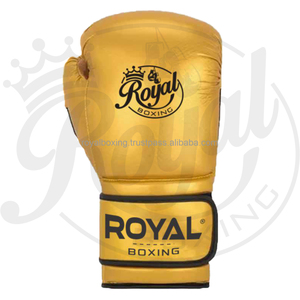 Gants de boxe pour enfants bleu blanc rouge jaune 16 oz en matériau PU personnalisable - Product Image 3