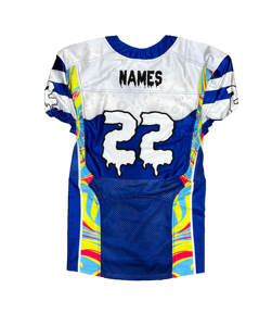 Uniforme de maillot de football américain de sublimation au design personnalisé - Product Image 4
