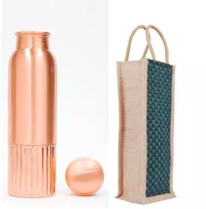 La botella de cobre Ayurvédica apoya la pérdida de peso, mejora la inmunidad y equilibra los niveles de pH, las botellas más exigentes de la India - Product Image 4