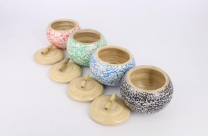 โถไม้ไผ่คุณภาพระดับพรีเมี่ยมออกแบบมาสำหรับแบรนด์ที่ใส่ใจสิ่งแวดล้อมในอุตสาหกรรมความงามอาหารและสุขภาพ - Product Image 3