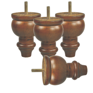 Meubles EFS Pieds de canapé en bois massif Support de canapé en bois durable Pieds de meubles de remplacement Pieds de canapé design de salon moderne - Product Image 1