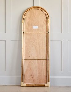 Miroir sur pied pleine longueur pour décoration de chambre dressing en rotin miroirs sur mesure fabriqués au Vietnam - Product Image 5