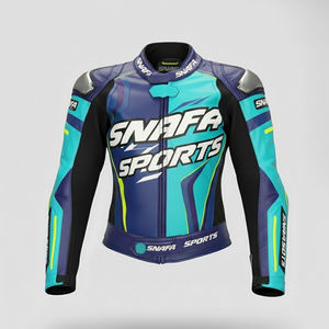 Nouvelle arrivée Veste en cuir de moto Course Coupe-vent Veste de moto sur mesure - Product Image 1