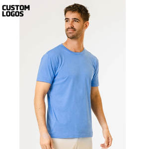T-shirt 100% coton pour homme Taille personnalisée T-shirt en jersey avec impression bouffante et épaules tombantes Logo personnalisé - Product Image 1