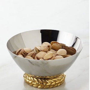 Handmade Customized Refined Brass Aluminum Decorative Bowl Lamp Premium Finished Hotel Serving Bowls Home and <b>Table</b> Decoration - Product Image 4