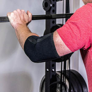 Venta al por mayor, equipo de levantamiento de pesas profesional personalizado, Mangas de codo de neopreno transpirable, bolsa de transporte de cuero para levantamiento - Product Image 2