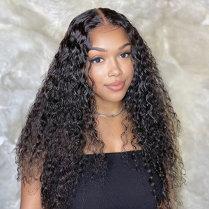 Extensiones de cabello humano de Vietnam alineadas con cutícula de alta calidad, venta al por mayor, pelucas de encaje completo de onda profunda, pelucas con cierre - Product Image 2