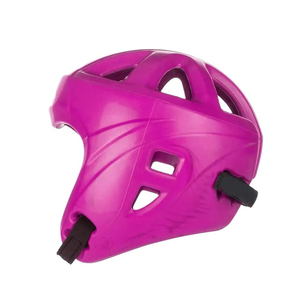 Advanced Shock Taekwondo Head Guard <b>Padded</b> Head Guard Featuring Adjustable Chin Strap For Karate Taekwondo Boxing Head Guard - Product Image 3