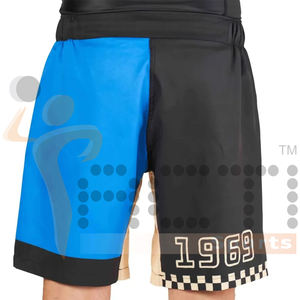 กางเกง MMA กางเกงขาสั้นออกกำลังกายยืดได้4ทางสำหรับใส่ชกมวยต่อสู้ต่อสู้พิมพ์ลายซับลิเมชัน - Product Image 2