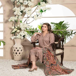 Tawakkal Volume Noor E Saba Tissu Viscose Formel Shalwar Kameez Costumes pour Filles pour Mariages Fêtes Styles Indiens Pakistanais - Product Image 2