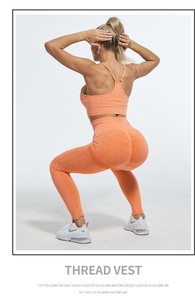 Sublimación personalizada al por mayor mallas deportivas pantalones de Yoga de cintura alta tela suave cómoda ropa deportiva Premium para mujeres - Product Image 2