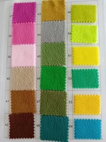 Tissu polaire DTY poids moyen 220 g/m² 63 pouces tricoté uni extensible pour usage extérieur garçons et filles Stock 17113
