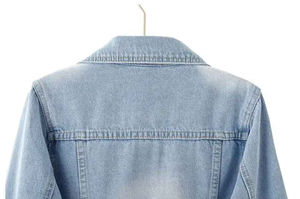 Chaqueta vaquera de invierno lavada duradera de algodón 100%, ropa informal, chaqueta vaquera de invierno de ajuste Regular, chaqueta vaquera de moda para mujer más vendida - Product Image 6