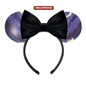 Diadema de vinilo negra personalizada para manualidades, accesorio de moda para el cabello de niñas, para pintar tu propio accesorio - Product Image 1