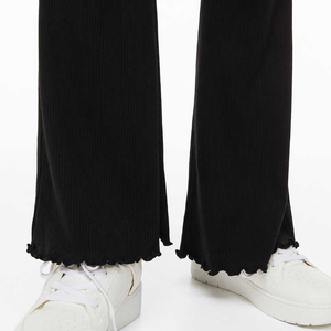 กางเกงเลกกิ้งโยคะยาวเต็มสไตล์สำหรับผู้หญิงเอวสูงรองรับความสบายกางเกงลายพื้นสำหรับออกกำลังกาย - Product Image 4