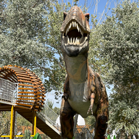 Modèle de dinosaure animatronique électrique, taille et couleur personnalisées, utilisation en intérieur, contrôle par capteur infrarouge pour aire de jeux, maternelle