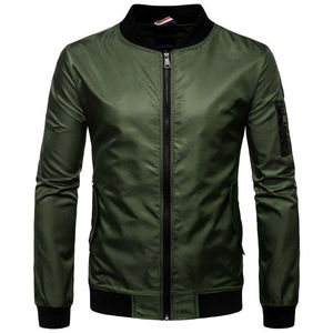 Blouson en duvet imprimé de couleur unie 2025 avec logo personnalisé pour hommes Manteau d'hiver en toile de haute qualité Fabrication sur mesure en gros - Product Image 1
