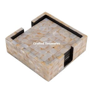 Beautifully <b>Bar</b> Pads New Home Trendy Curved Slate Glass Top Heart-Shaped Marble Coasters Set High Brass Metal Tables Fancy - Product Image 4