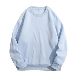 Sudadera de algodón para mujer 2025 con capucha, cuello redondo largo, hombro caído, ropa de calle, diseño forrado y estampado de soplo - Product Image 5