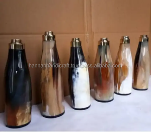 Botella de Agua de Cuerno de Búfalo Pulido 100% Natural con Logotipo Personalizado, de Alta Calidad para el Hogar, Hotel, Bodas y Fiestas, para Vino y Cerveza - Product Image 2