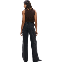 Pantalones Cargo Vaqueros de Mujer 2025 Transpirables Ecológicos de Moda Holgados Lavados de Pierna Ancha Estilo Boyfriend Vintage Casual Tallas Grandes