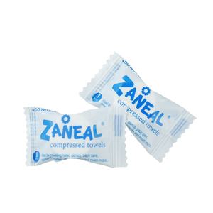 OEM gran oferta <span class=keywords><strong>de</strong></span> toallas <span class=keywords><strong>de</strong></span> cara comprimidas <span class=keywords><strong>de</strong></span> algodón desechables 100% rayón precio al por mayor viaje Stock moneda tejido - Product Image 2