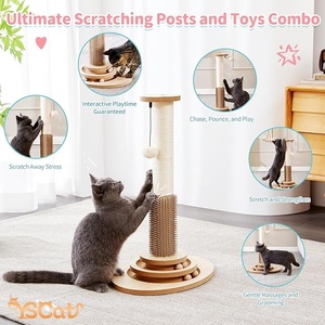 Giocattoli per Animali Domestici dalla Cina, Robusto Tiragraffi per Gatti Fai-da-Te Ecologico, Classico e Lussuoso, Grande Casa per Gatti da Interno, Tiragraffi Natalizio - Product Image 3