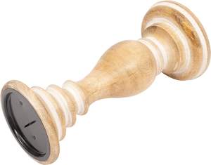 10 "blanc lavage bougeoir support en bois support pour Style campagnard Reiki aromathérapie Spa salon Sustaibalbe en bois - Product Image 3