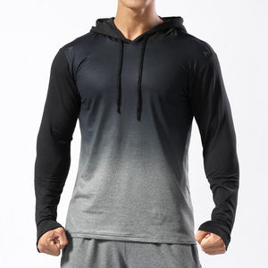Tie Dye Men Workout Long Sleeves <b>Hoodie</b> - <b>Lightweight</b> and Breathable Gym <b>Hoodie</b> for Fitness Bodybuilding - Product Image 5