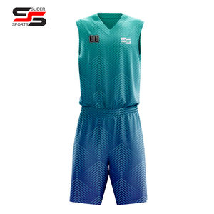 Uniforme de basket-ball sur mesure, prix compétitif, bonne qualité, séchage rapide, 100% polyester, uniformes de basket-ball à vendre - Product Image 4