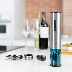 Sacacorchos Eléctrico Cecotec InstantCork 1000 Gourmet, de Acero Inoxidable, Portátil, para Vino Tinto, con Abridor de Latas, Personalizable con Acrílico - Product Image 5