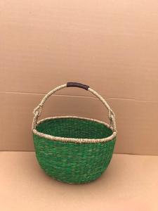Vietnam Craft Summer Seagrass Bolga Basket Precio competitivo PC Market Basket para almacenamiento en el hogar al por mayor - Product Image 3