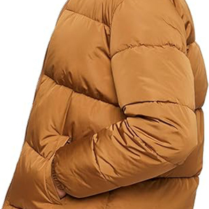 Chaqueta de Invierno Ligera de Alta Calidad para Hombre, con Capucha de Burbuja, Logotipo Personalizado, Cortavientos, Cuello Alto, Acolchada, de Lona, al por Mayor - Product Image 4